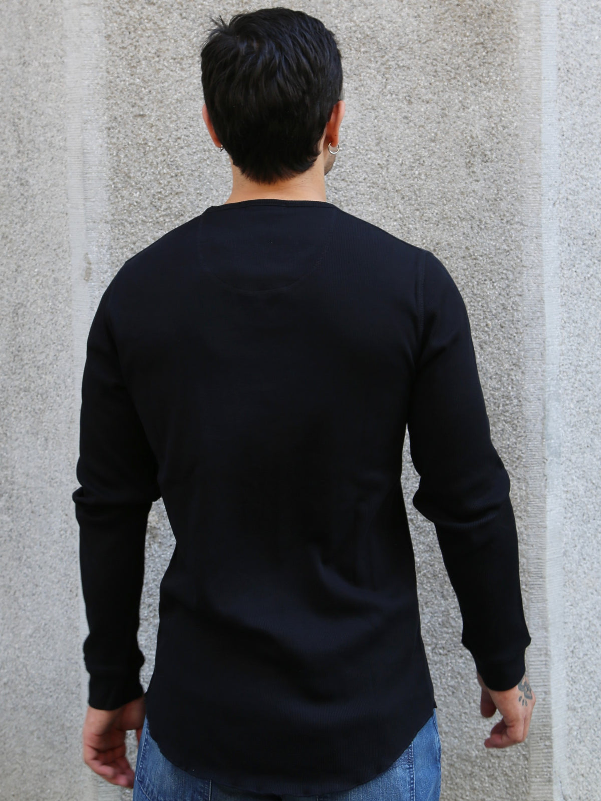 Indigofera Clyde Cotton Rib Black – Black (403-1000-951)
