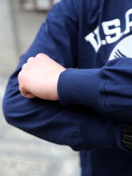 The Real McCOY's Military LS Tee / US Army Air Force, Hill Field – Navy (MC25124-140)