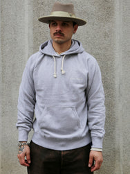 Nudie Jeans Gunde Logo Hoodie – Greymelange (150600)