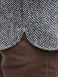 Fleurs de Bagne Oleron Shirt - HBT Wool Grey (W23-OL01L)