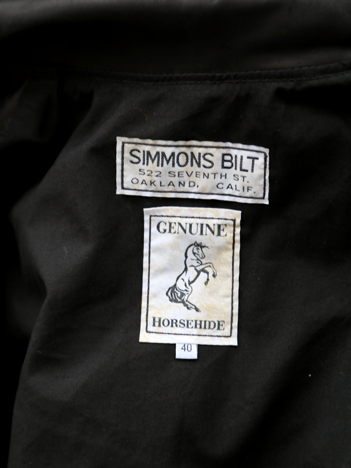 Simmons Bilt Tail Gunner Jacket – Praire Black