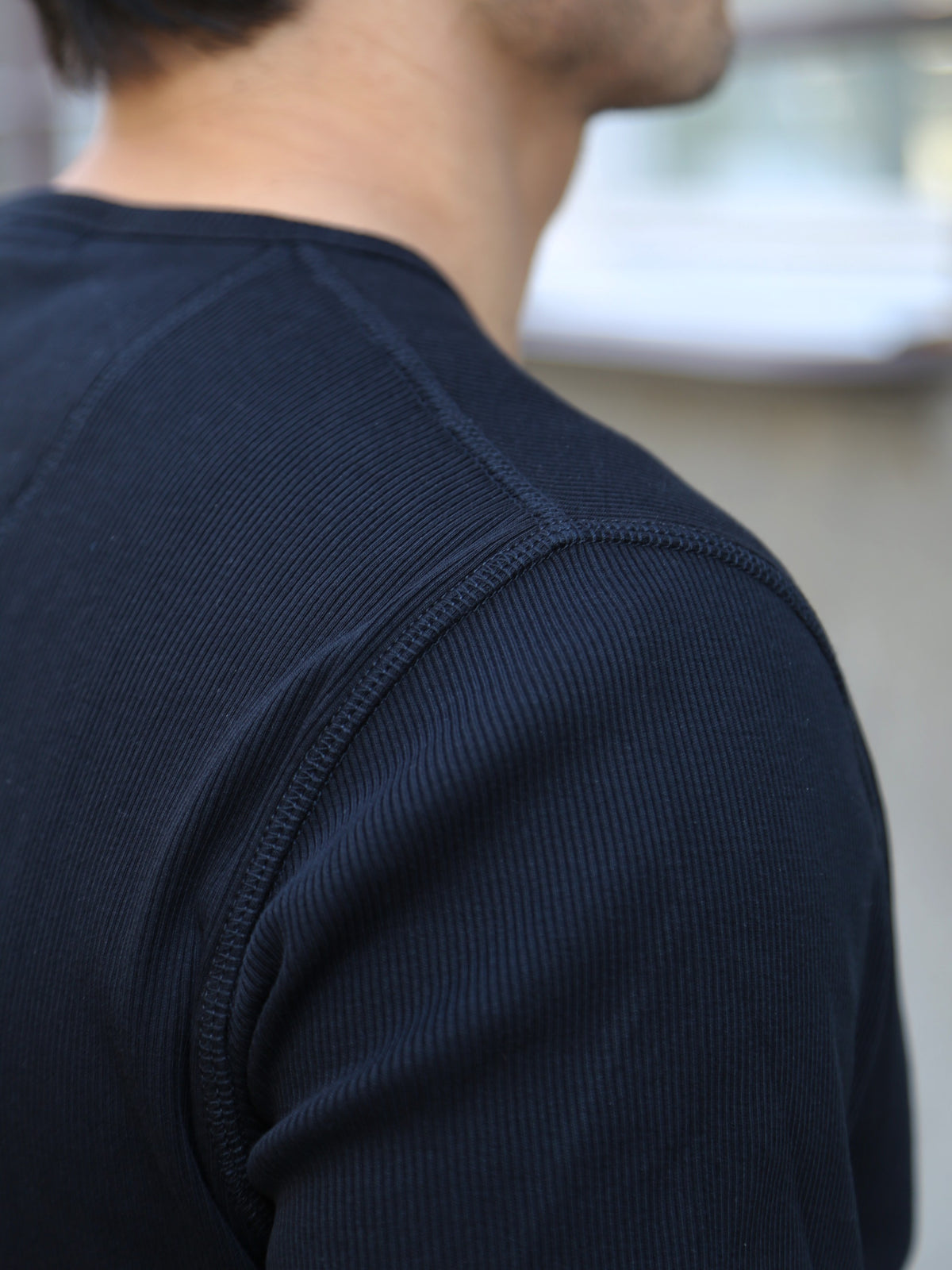 Indigofera Clyde Cotton Rib Black – Black (403-1000-951)