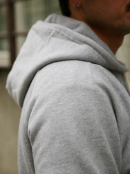 Nudie Jeans Gunde Logo Hoodie – Greymelange (150600)