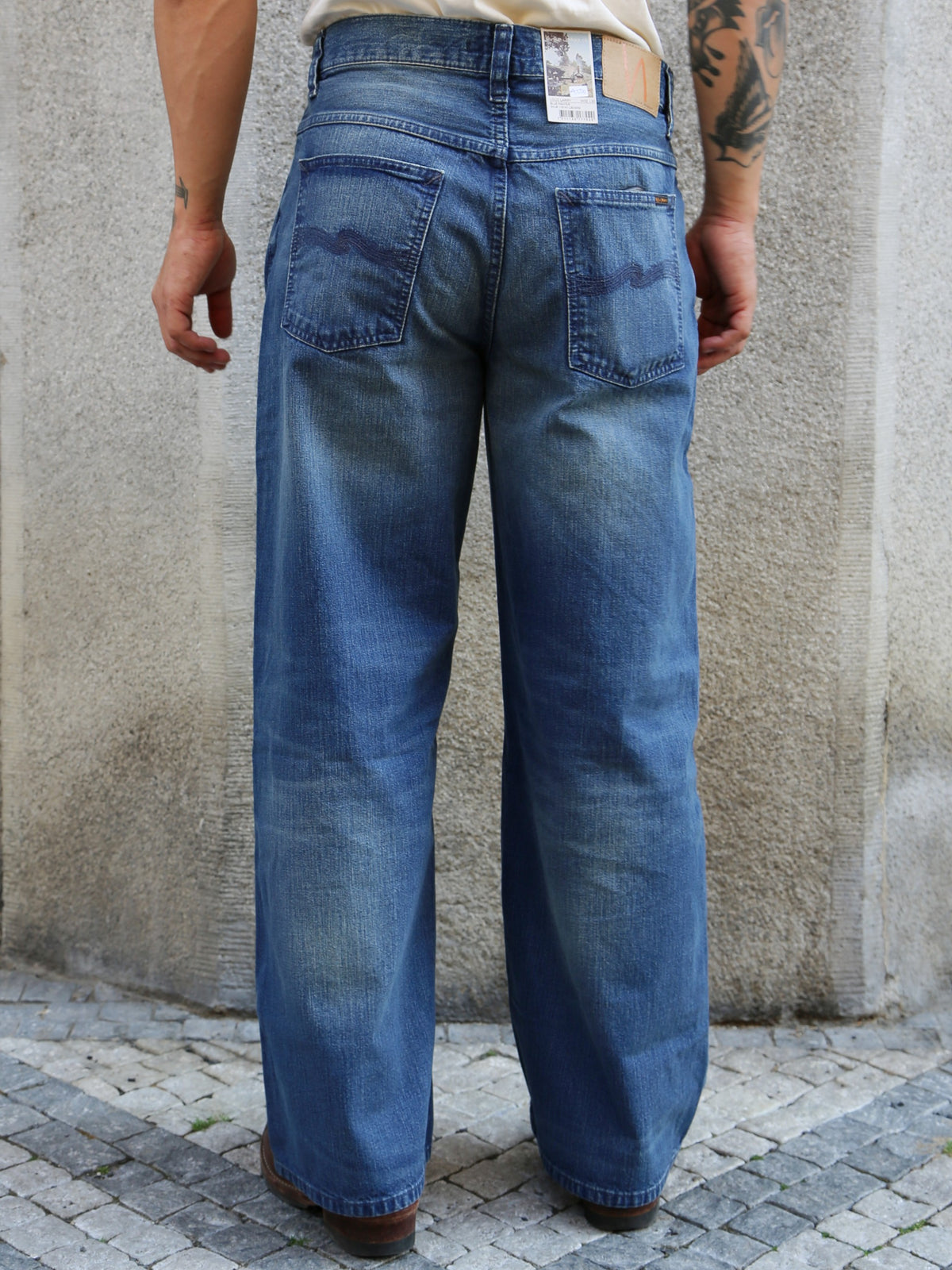 Nudie Jeans Loud Larry Blue Painter (115141)