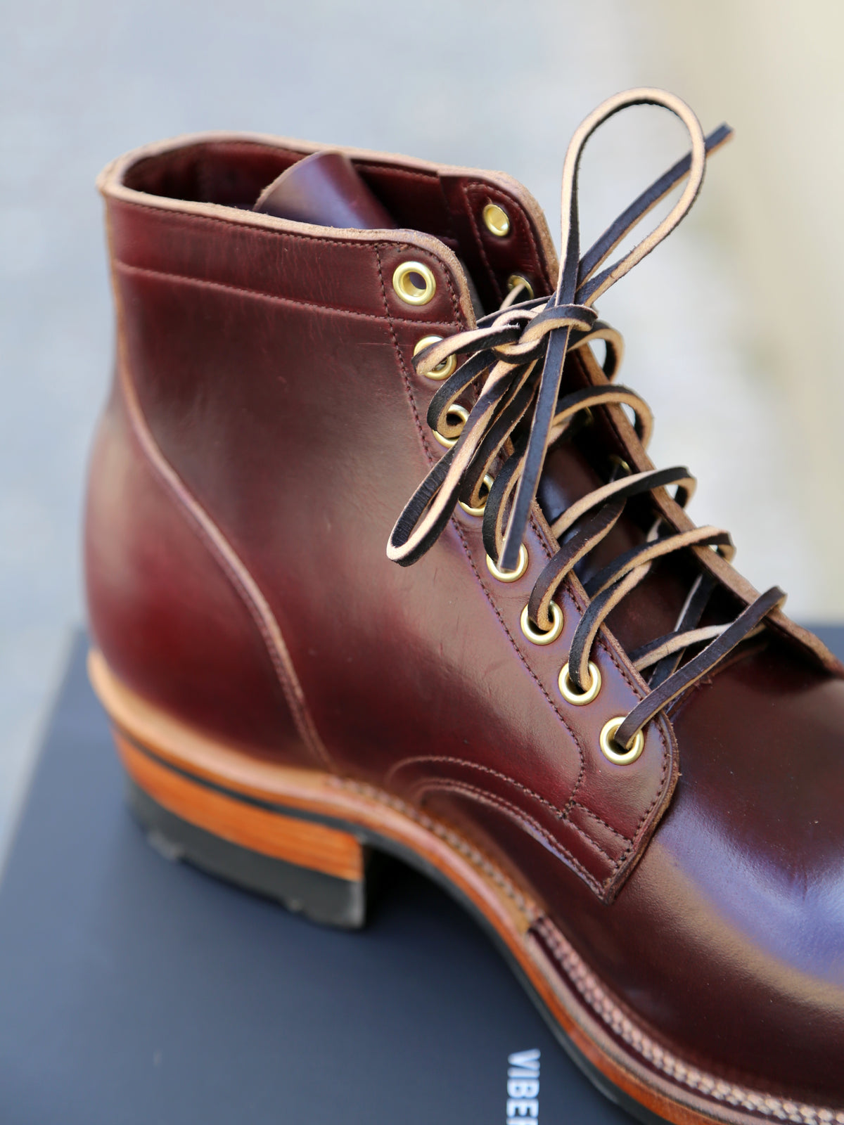 Viberg Unlined Service Boot 310 Chromexcel No.8 (Ridgeway Sole)