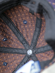 Studio D'Artisan Sashiko Denim Cap – Kakishibu Dyed (D7578)