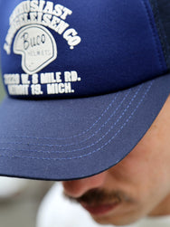 The Real McCOY's Buco Mesh Cap / Enthusiast – Navy (BA25004-140)