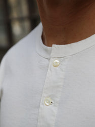 Black Sign Short Sleeve Amish Underwear – Salt White (BSSN-12307)