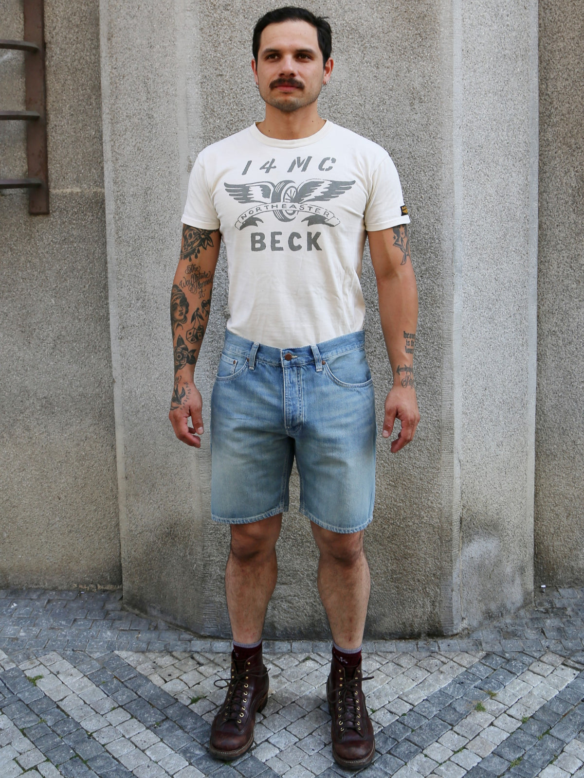 Nudie Jeans Seth Denim Shorts Drift Wood (115177)