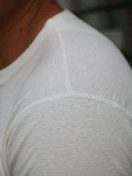 Black Sign Short Sleeve Amish Underwear – Salt White (BSSN-12307)