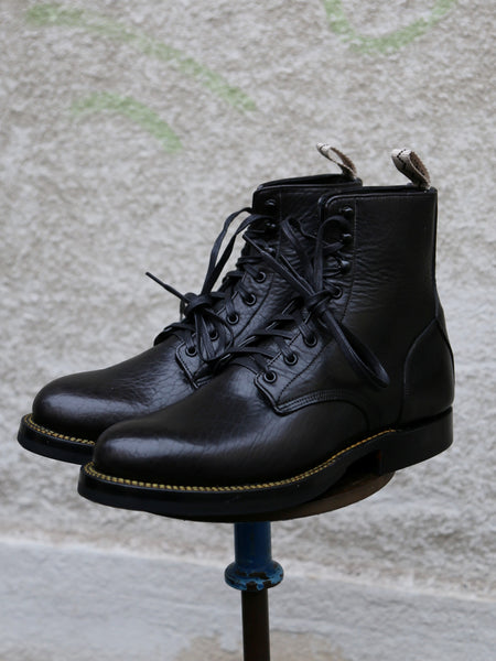 Unmarked Plain Toe DB Hunter – Antique Black Bison