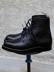 Unmarked Plain Toe DB Hunter – Antique Black Bison