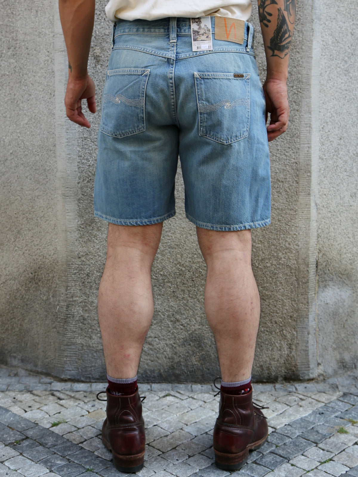Nudie Jeans Seth Denim Shorts Drift Wood (115177)