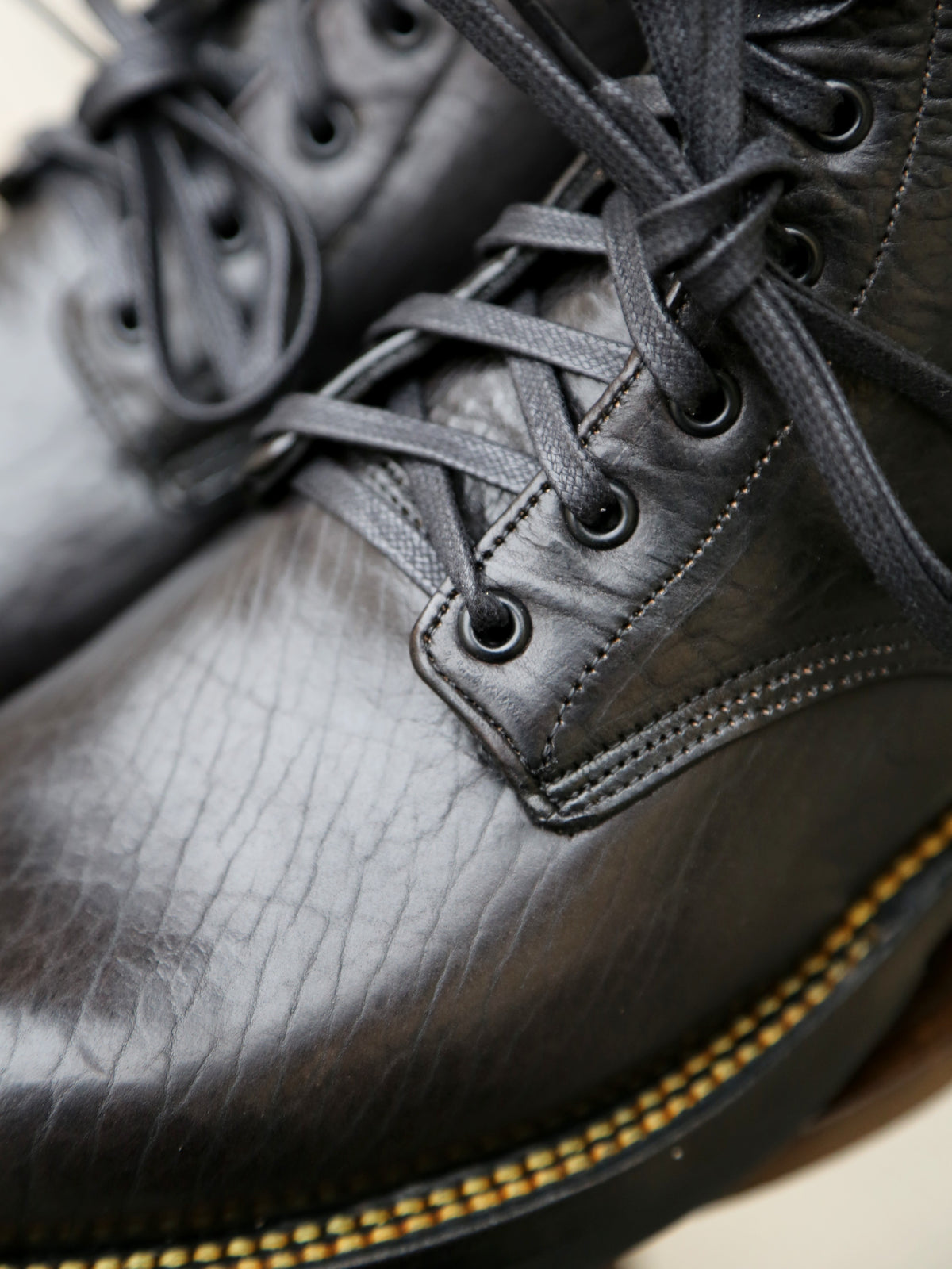 Unmarked Plain Toe DB Hunter – Antique Black Bison