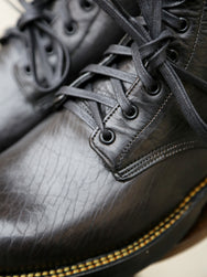 Unmarked Plain Toe DB Hunter – Antique Black Bison