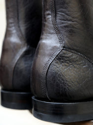 Unmarked Plain Toe DB Hunter – Antique Black Bison