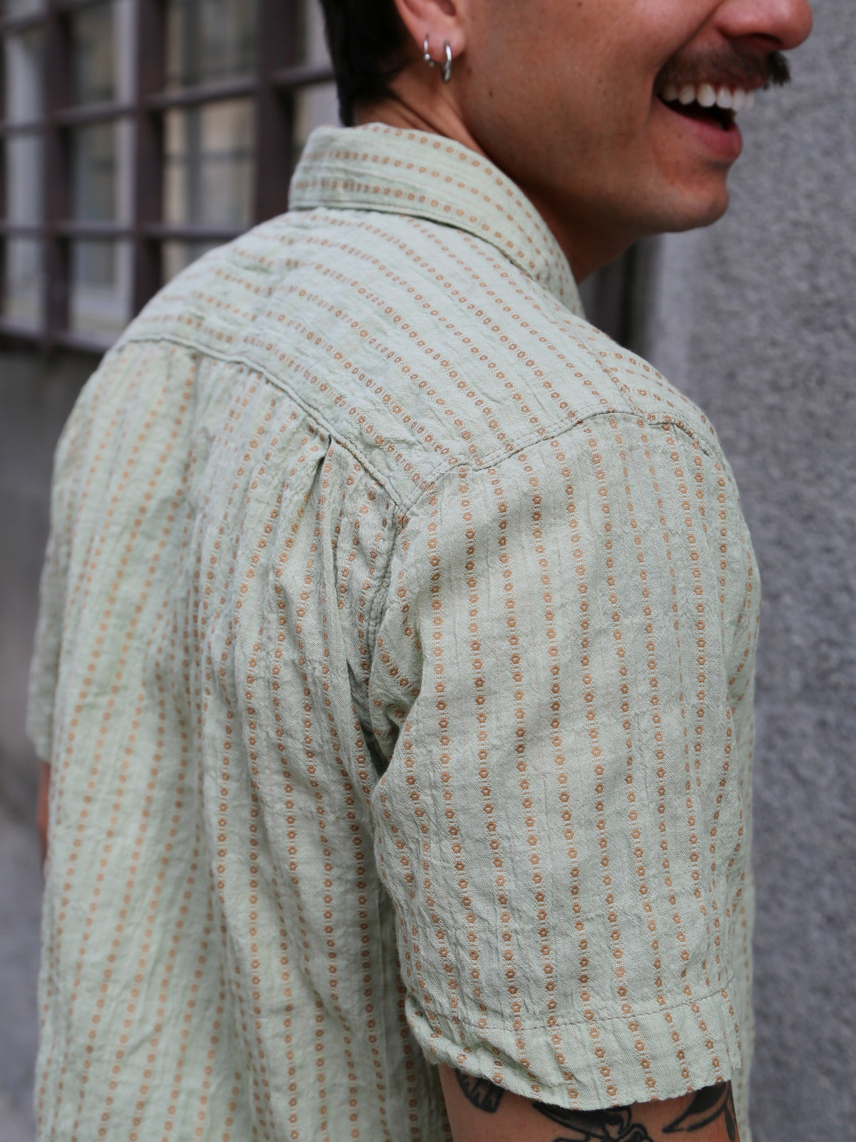 Freenote Cloth Cayucos Shirt – Jacquard Sage (M1262159-JAS)