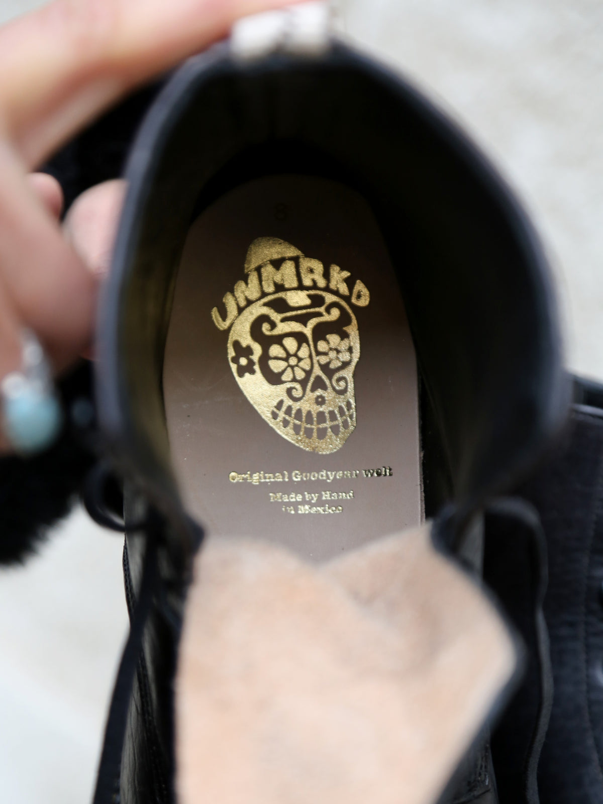 Unmarked Plain Toe DB Hunter – Antique Black Bison