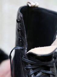 Unmarked Plain Toe DB Hunter – Antique Black Bison