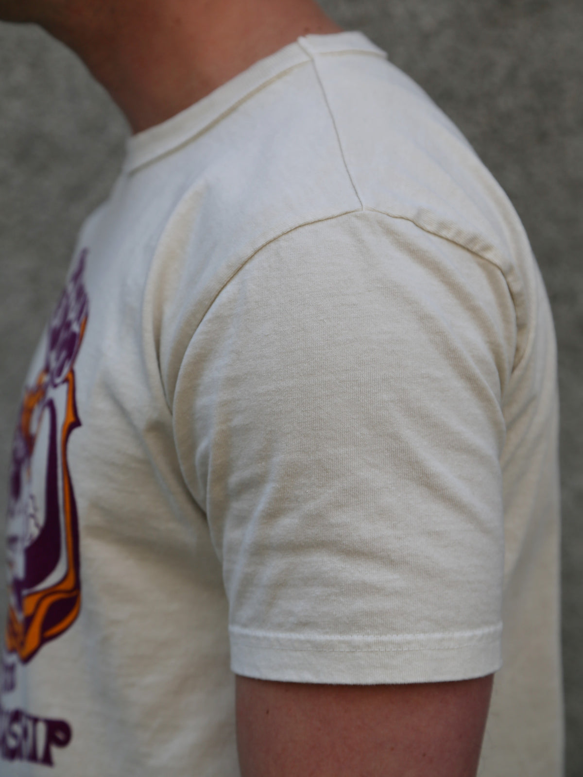 Studio d'Artisan Cotton Print T-Shirt Championship – Ivory (8163A)