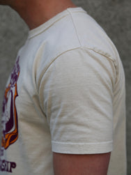 Studio d'Artisan Cotton Print T-Shirt Championship – Ivory (8163A)