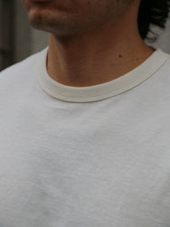 Gladhand Heavy Weight Binder Neck LS Tee – White (GH-33)