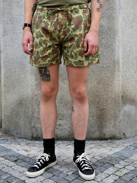 Papa Nui Atoll Beach Trunks – Frog Camo (PN-0078)