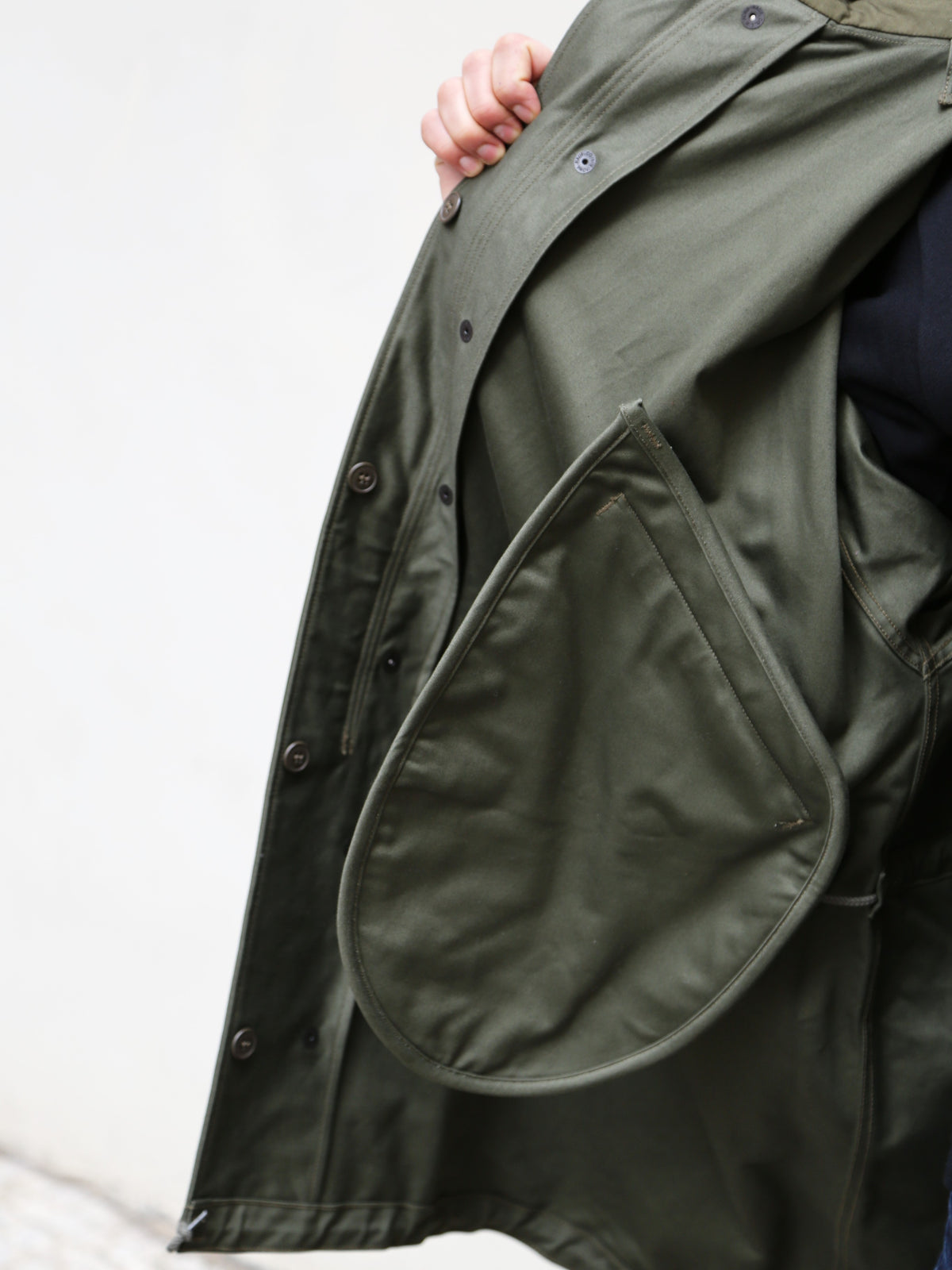 The Real McCoy's Parka Shell M-1951, Model 220 – Olive (MJ22003)