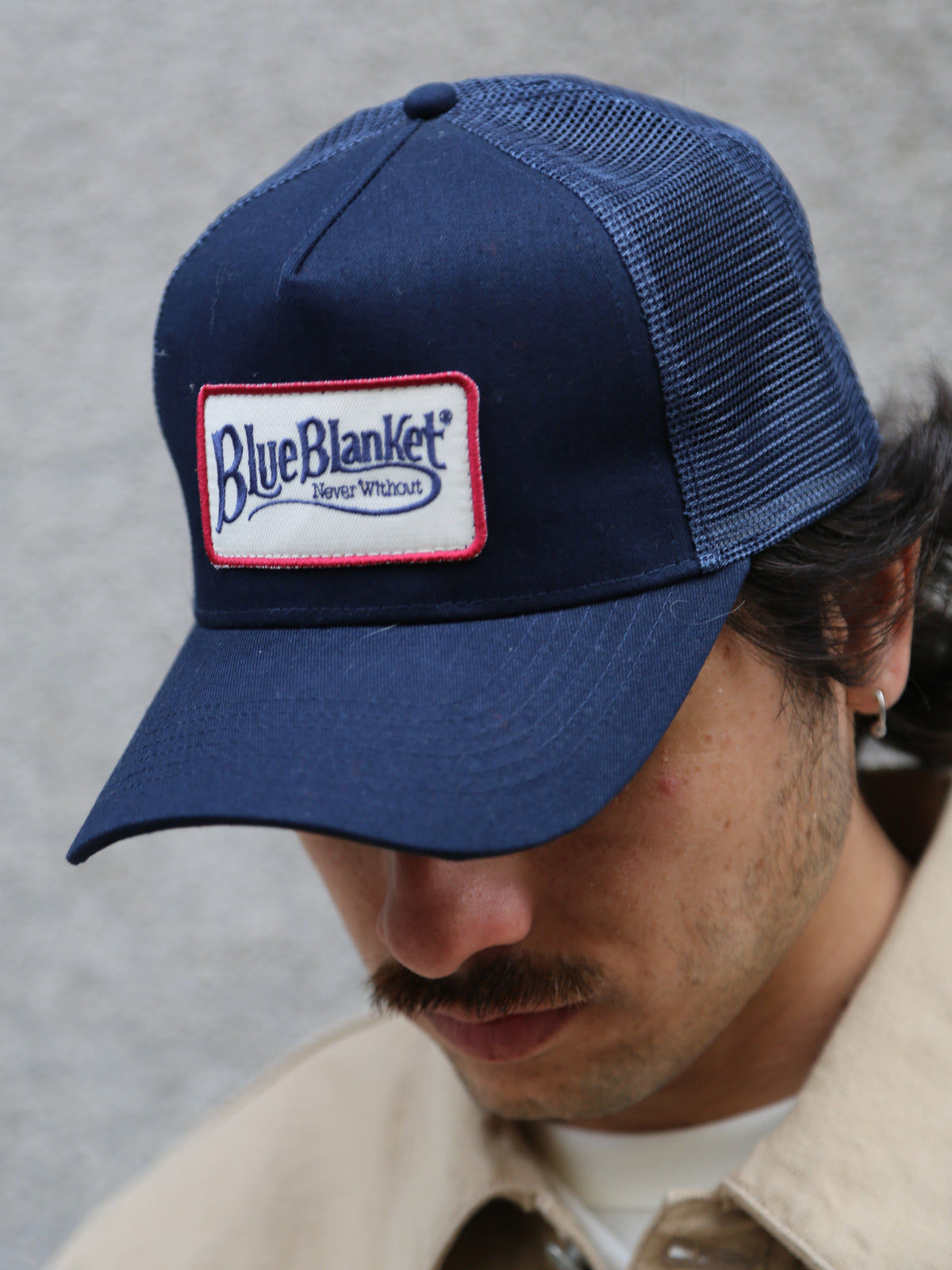 Blue Blanket Trucker Cap – Blue (H03 BB)