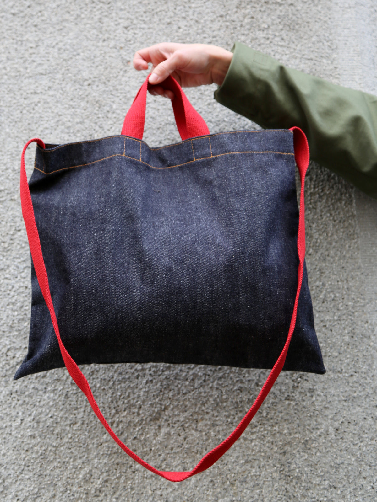 The Joe McCoy's Denim Souvenir Bag - Indigo (MA23020)