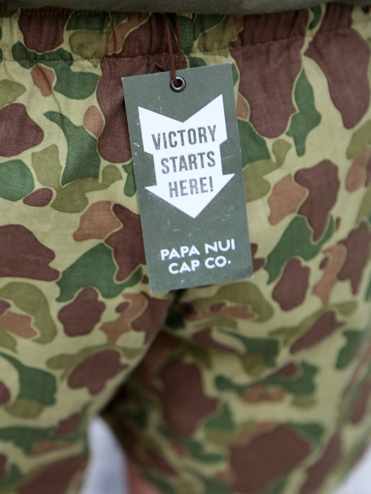Papa Nui Atoll Beach Trunks – Frog Camo (PN-0078)