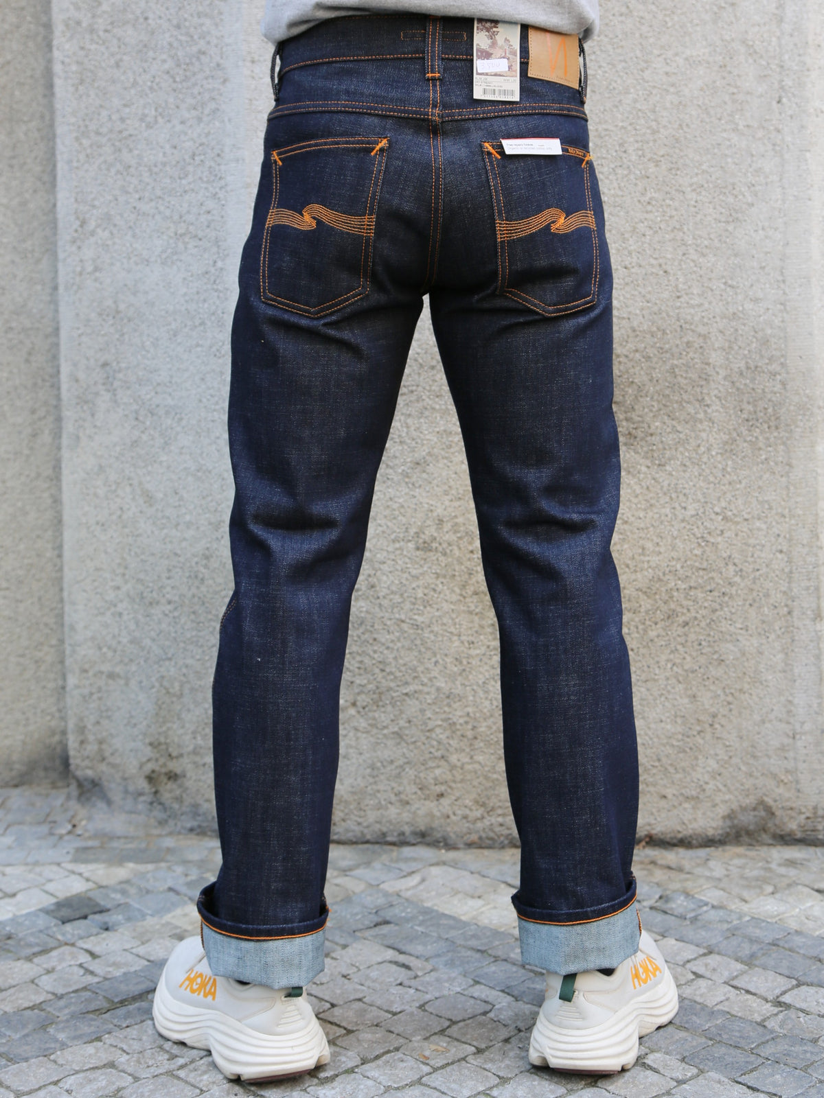 Nudie Jeans Slim Jim Dry Streaky – Indigo (114866)