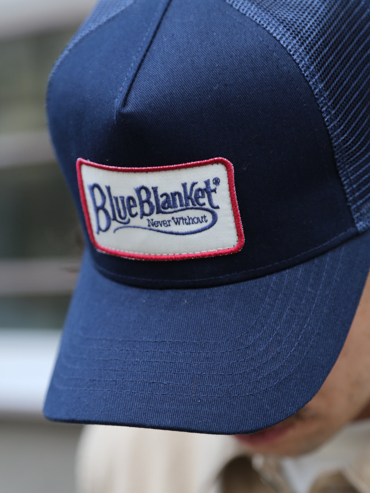 Blue Blanket Trucker Cap – Blue (H03 BB)