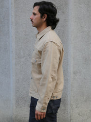 Momotaro Kaki-Shibu Dyed Denim Double Pocket Jacket (MXGJ1004)