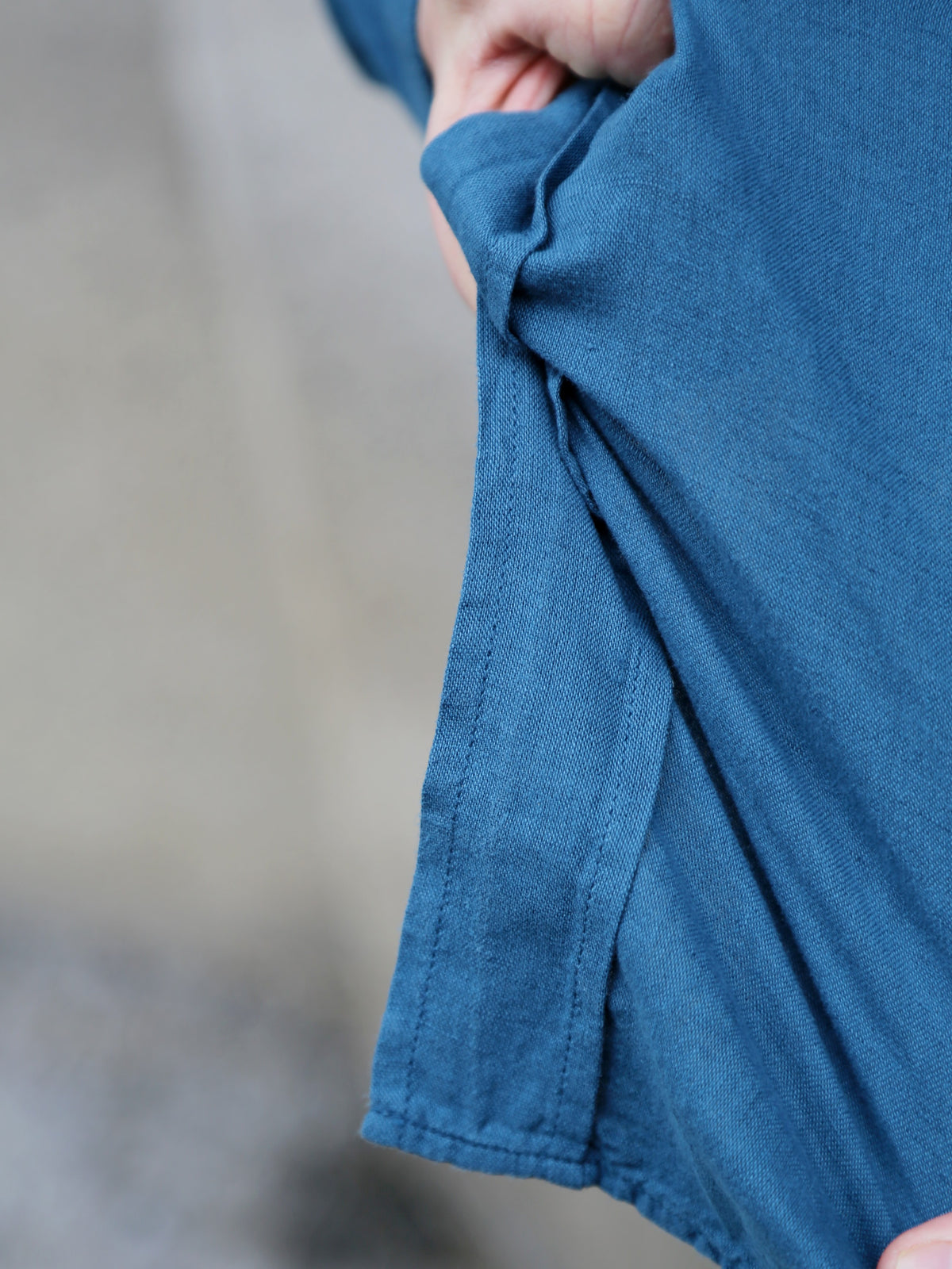 Indigofera McAllen Mill Scale Canvas Shirt – Ocean Blue (6346-537-43)