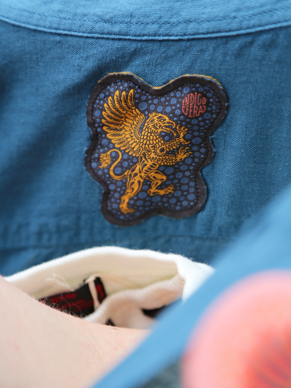 Indigofera McAllen Mill Scale Canvas Shirt – Ocean Blue (6346-537-43)