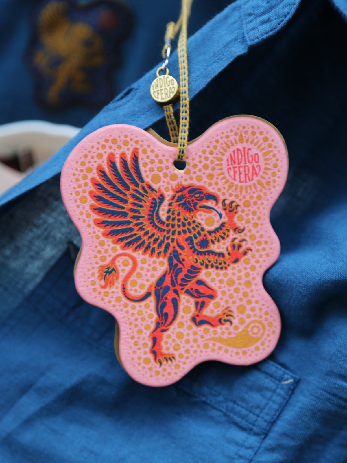 Indigofera McAllen Mill Scale Canvas Shirt – Ocean Blue (6346-537-43)