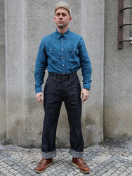 Freenote Cloth Modesto Workwear Fit Denim Jeans – Indigo (M0008017-11OZ)