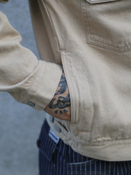 Momotaro Kaki-Shibu Dyed Denim Double Pocket Jacket (MXGJ1004)