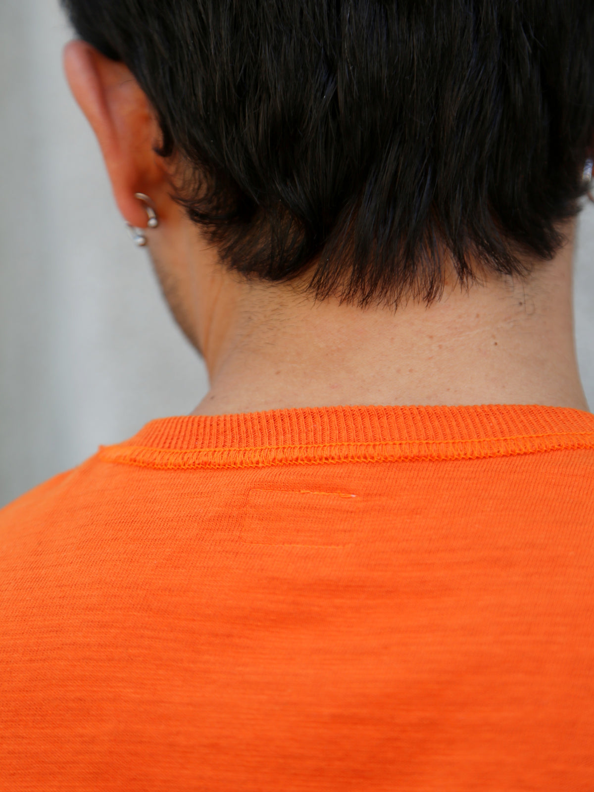 The Real McCOY's Athletic T-Shirt Devil Dog Stencil – Orange (MC26031-070)