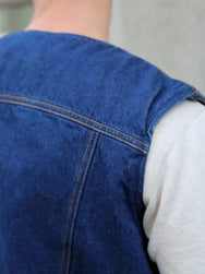 Nudie Jeans Harry Rinse Denim Vest – Dark Blue (160885-B23-001)