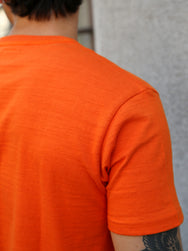 The Real McCOY's Athletic T-Shirt Devil Dog Stencil – Orange (MC26031-070)