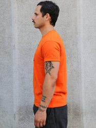 The Real McCOY's Athletic T-Shirt Devil Dog Stencil – Orange (MC26031-070)