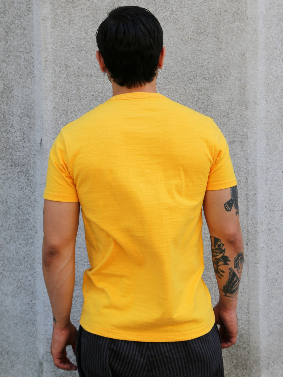 The Real McCOY's Athletic T-Shirt 2-Wheelers Of Detroit – Yellow (BC26009-060)