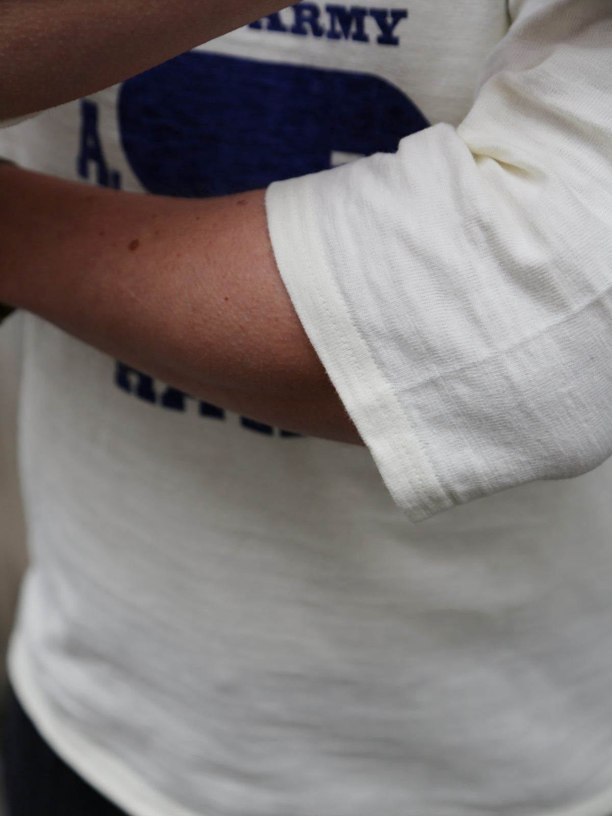 Sun Surf "H.M.A" Slub Yarn Football Tee – White (SS69656-105)