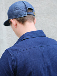 Iron Heart 5oz Double Gauze Short Sleeved Work Shirt – Indigo (IHSH-417-IND)