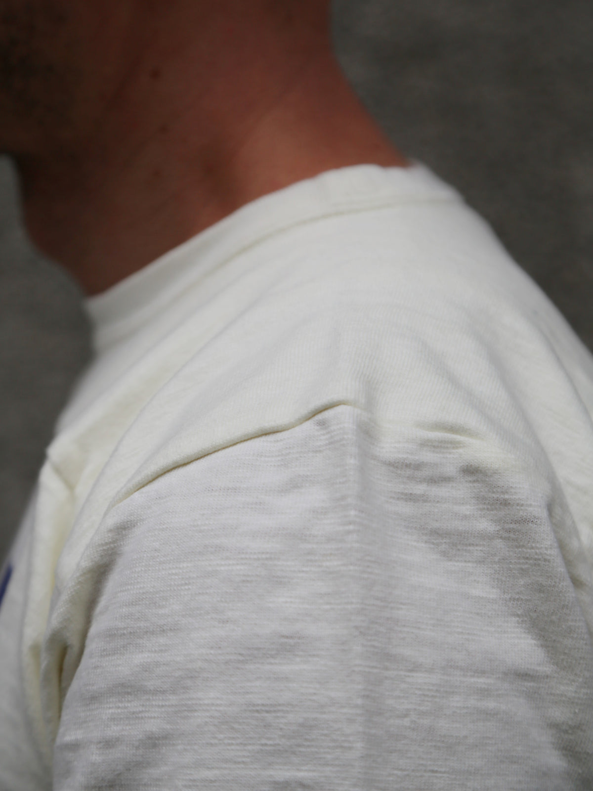 Sun Surf "H.M.A" Slub Yarn Football Tee – White (SS69656-105)