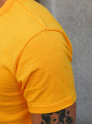 The Real McCOY's Athletic T-Shirt 2-Wheelers Of Detroit – Yellow (BC26009-060)