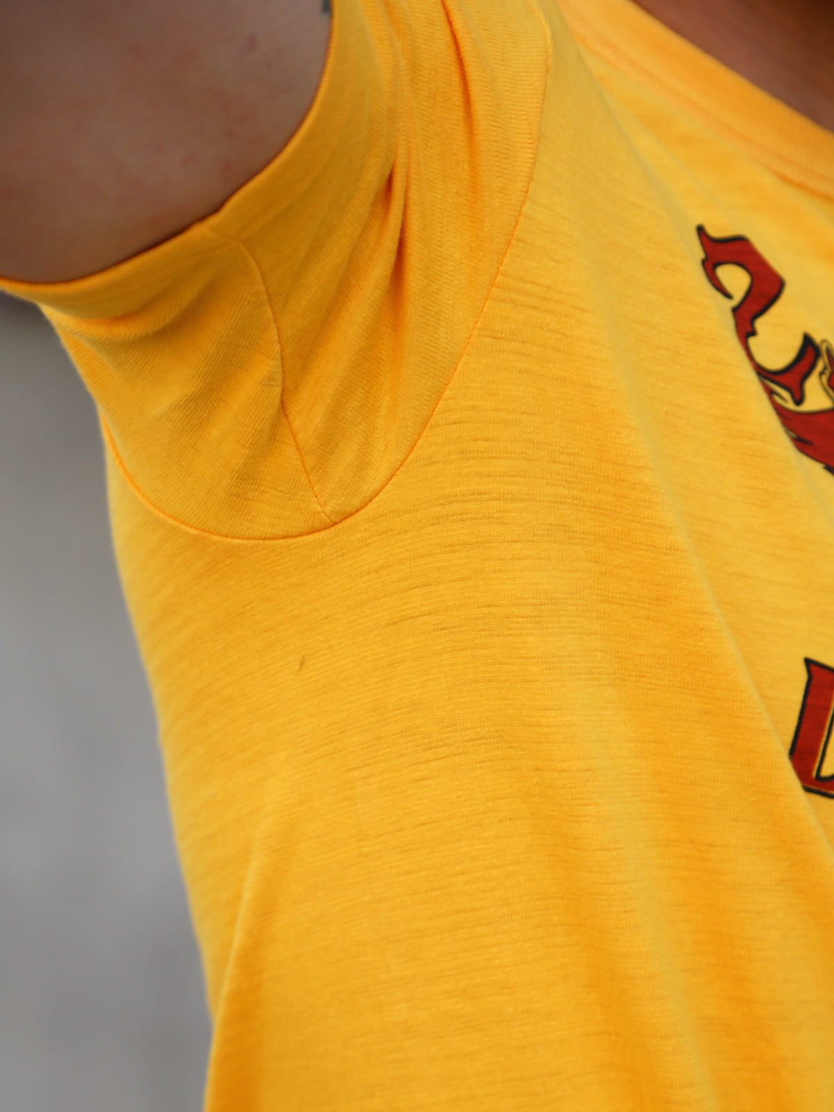 The Real McCOY's Athletic T-Shirt 2-Wheelers Of Detroit – Yellow (BC26009-060)