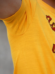 The Real McCOY's Athletic T-Shirt 2-Wheelers Of Detroit – Yellow (BC26009-060)